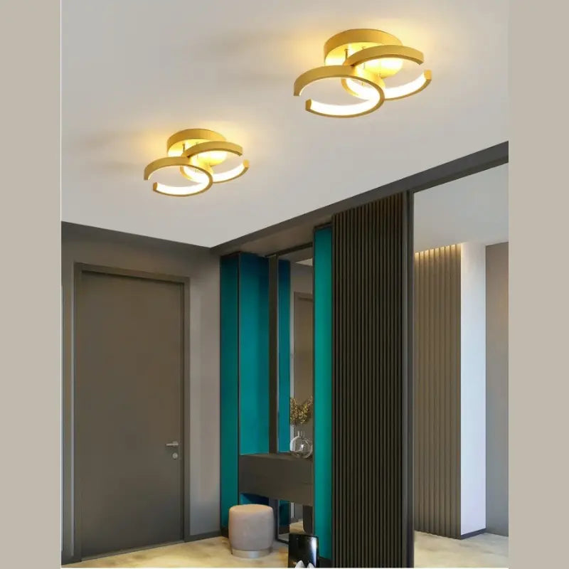Luminária Plafon Luxo Dourado – Sofisticação e Estilo em Cada Detalhe