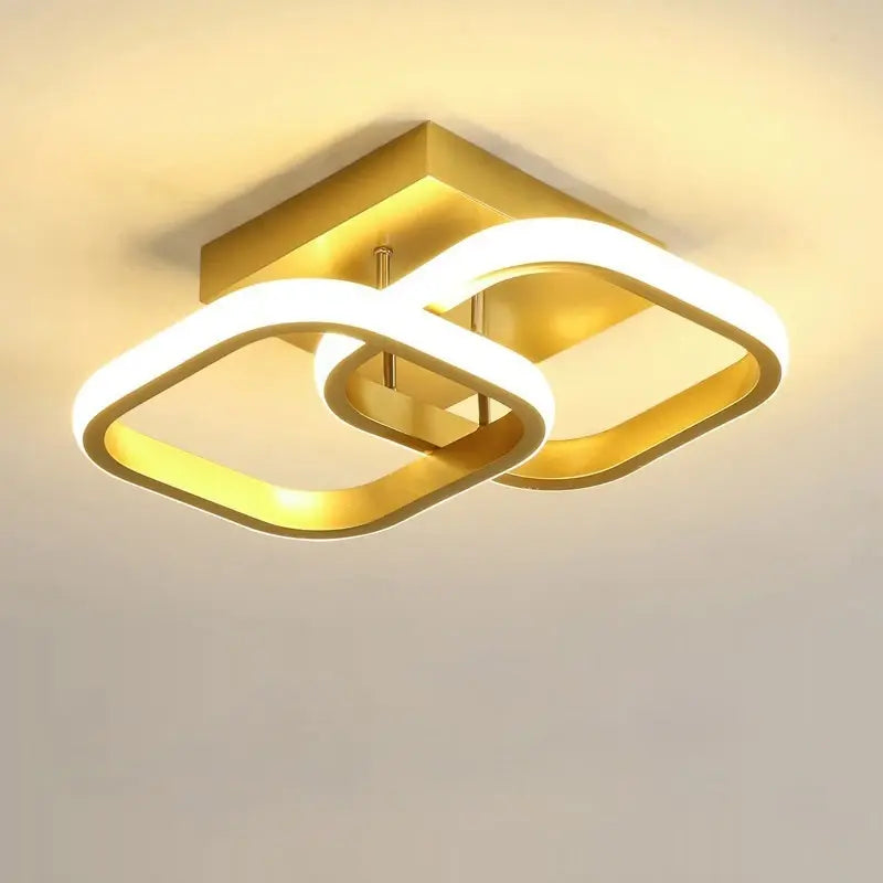 Luminária Plafon Luxo Dourado – Sofisticação e Estilo em Cada Detalhe