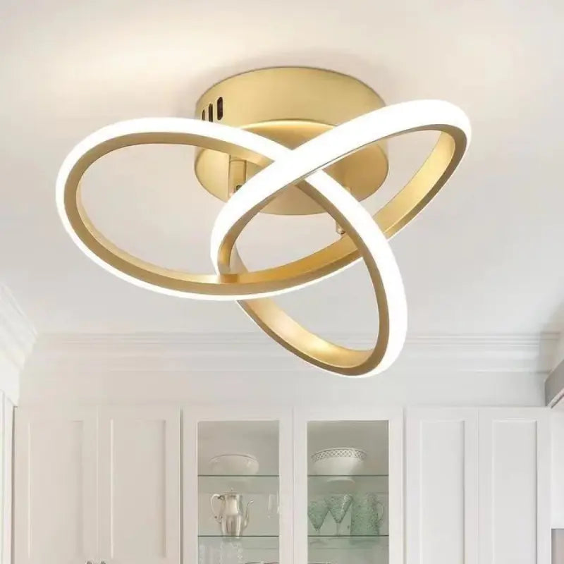 Luminária Plafon Luxo Dourado – Sofisticação e Estilo em Cada Detalhe