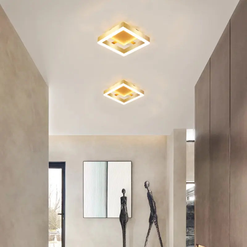 Luminária Plafon Luxo Dourado – Sofisticação e Estilo em Cada Detalhe