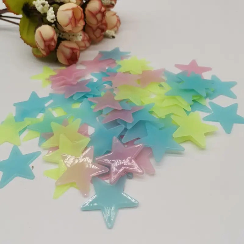 Adesivos para Quarto Infantil - Estrelas que Brilham no Escuro