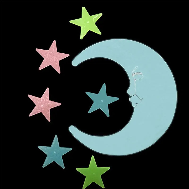 Adesivos para Quarto Infantil - Estrelas que Brilham no Escuro