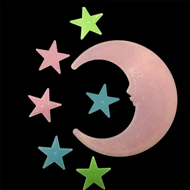 Adesivos para Quarto Infantil - Estrelas que Brilham no Escuro