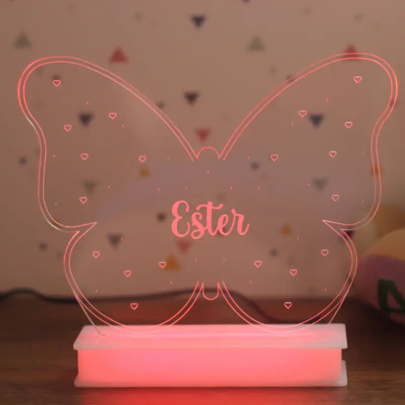 Luminária Borboleta Infantil Personalizada