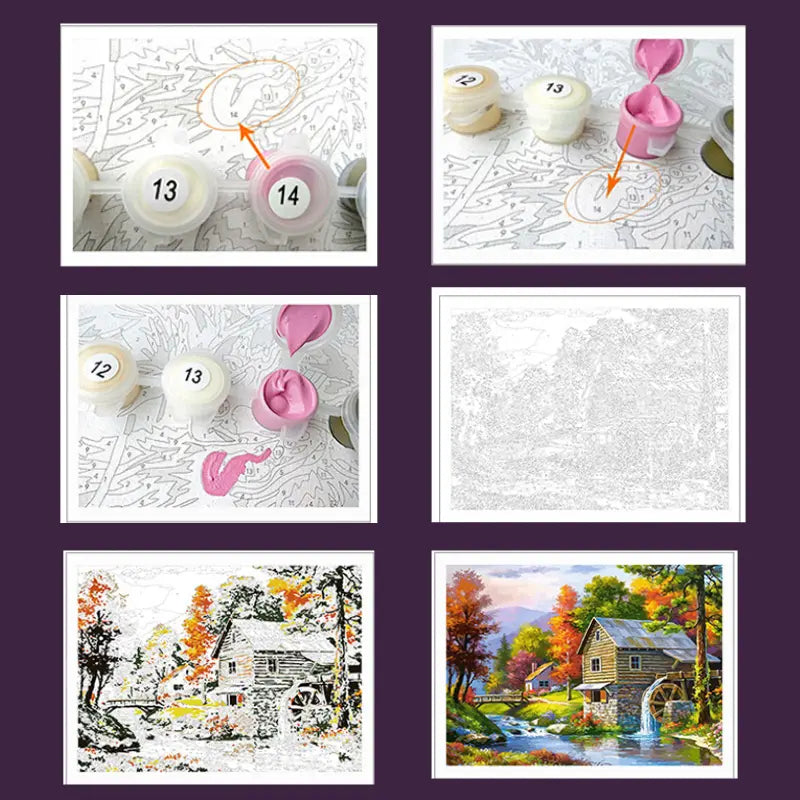 Kit Pintura Terapêutica - O Jardim e o Rio