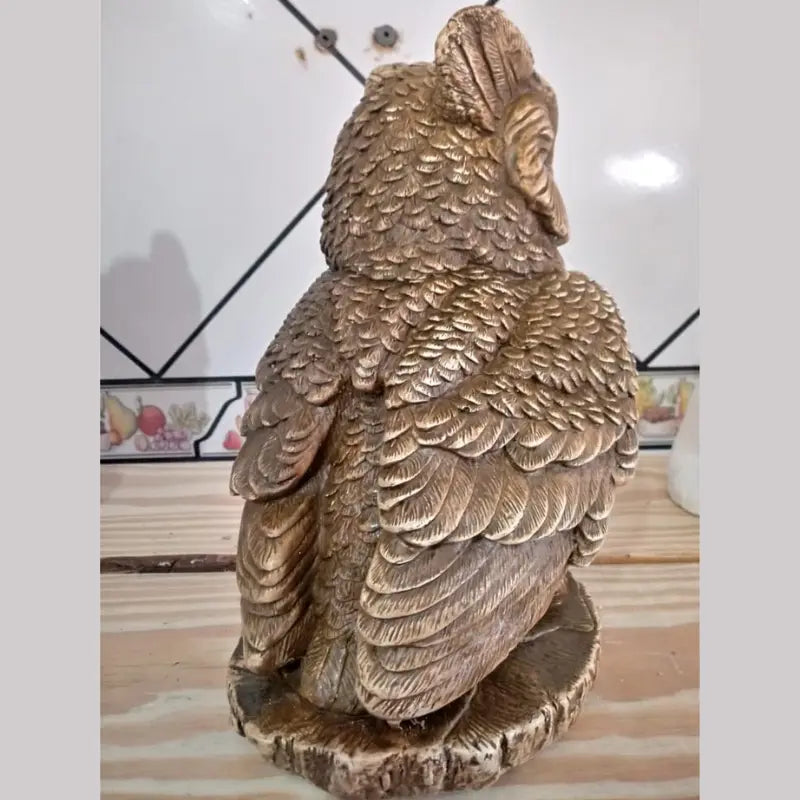 Estatueta Coruja em Gesso 30cm