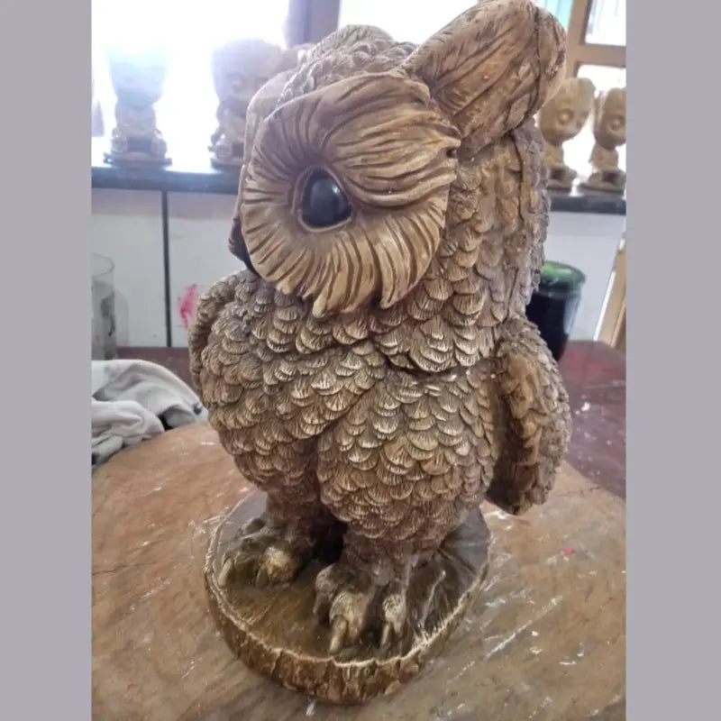 Estatueta Coruja em Gesso 30cm