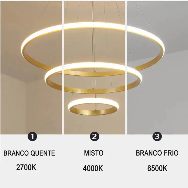 Lustre de Teto Estilo Nórdico – Design Moderno e Elegante