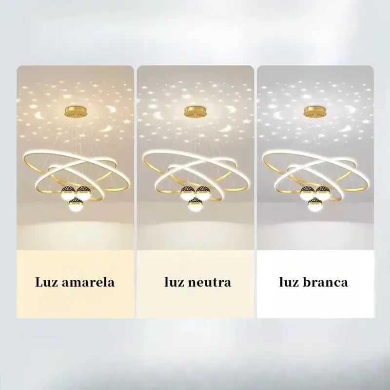 Lustre de Teto Estilo Nórdico – Design Moderno e Sofisticado