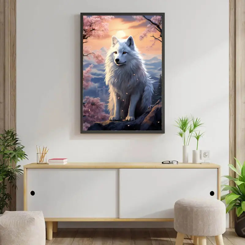 Kit Pintura Terapêutica - Lobo Branco