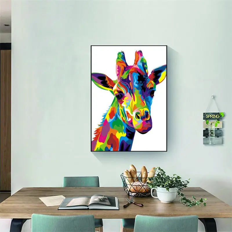 Kit Pintura Terapêutica - Girafa Psicodélica
