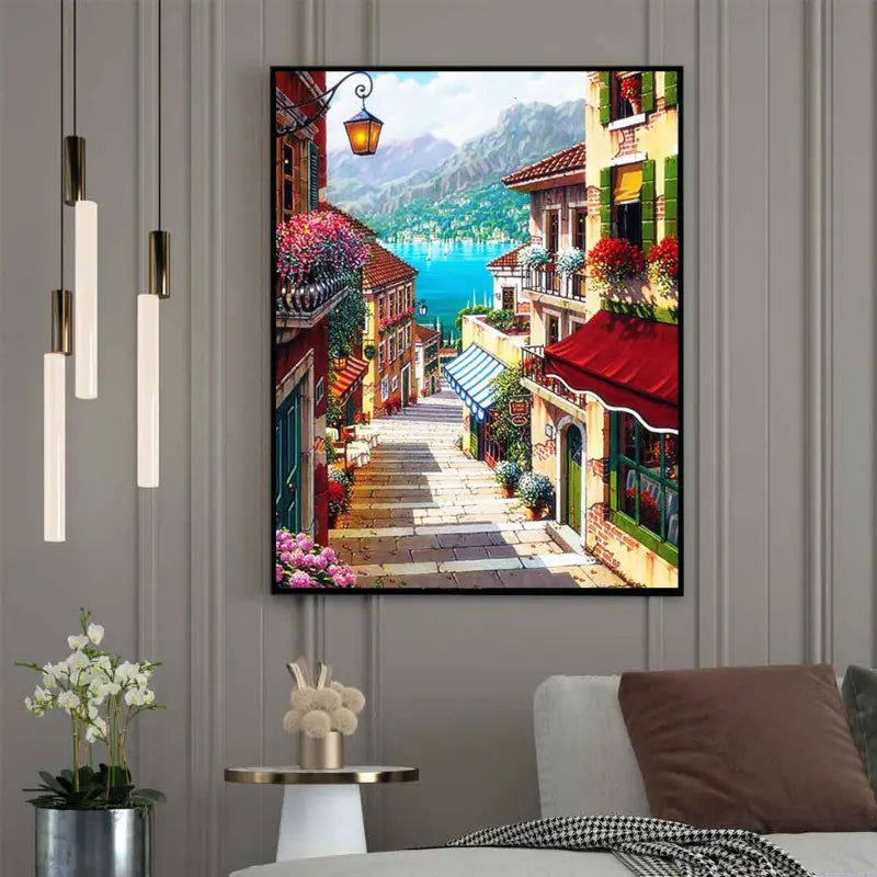 Kit Pintura Terapêutica - Vilarejo Europa Praiana