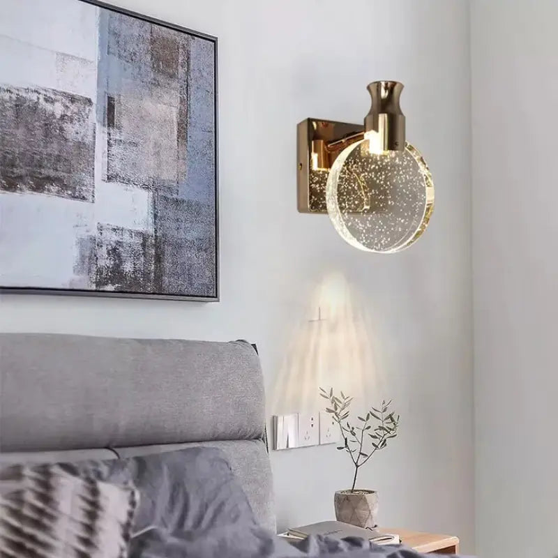 Arandela de Parede Cristal LED