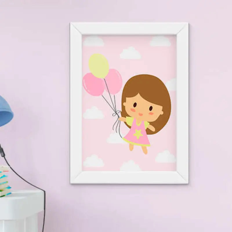 Kit Pintura Terapêutica - Menina e Balões