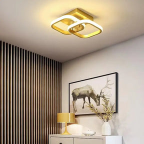 Luminária Plafon Luxo Dourado – Sofisticação e Estilo em Cada Detalhe
