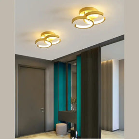 Luminária Plafon Luxo Dourado – Sofisticação e Estilo em Cada Detalhe