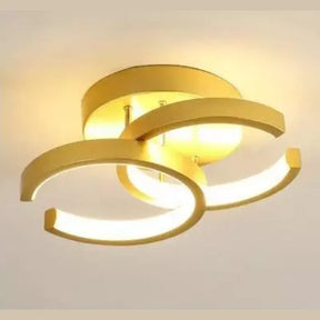 Luminária Plafon Luxo Dourado – Sofisticação e Estilo em Cada Detalhe