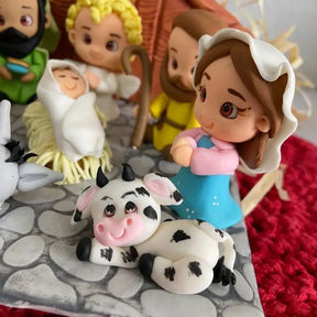 Presépio de Biscuit - Decoração de Natal
