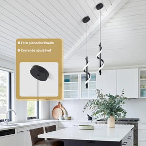 Luminária de Teto LED Moderna com Design Sofisticado