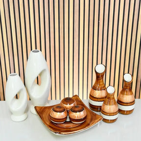 Conjunto com 9 Vasos Decorativos em Cerâmica – Elegância para Seu Espaço