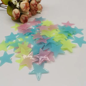 Adesivos para Quarto Infantil - Estrelas que Brilham no Escuro