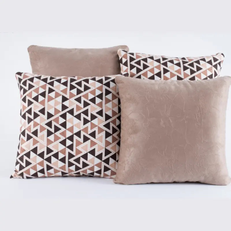 Kit 4 Capas com Zíper para Almofadas