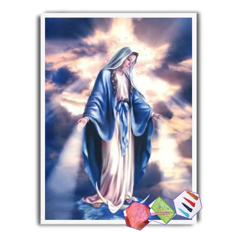 Kit Pintura com Diamante - Nossa Senhora das Graças