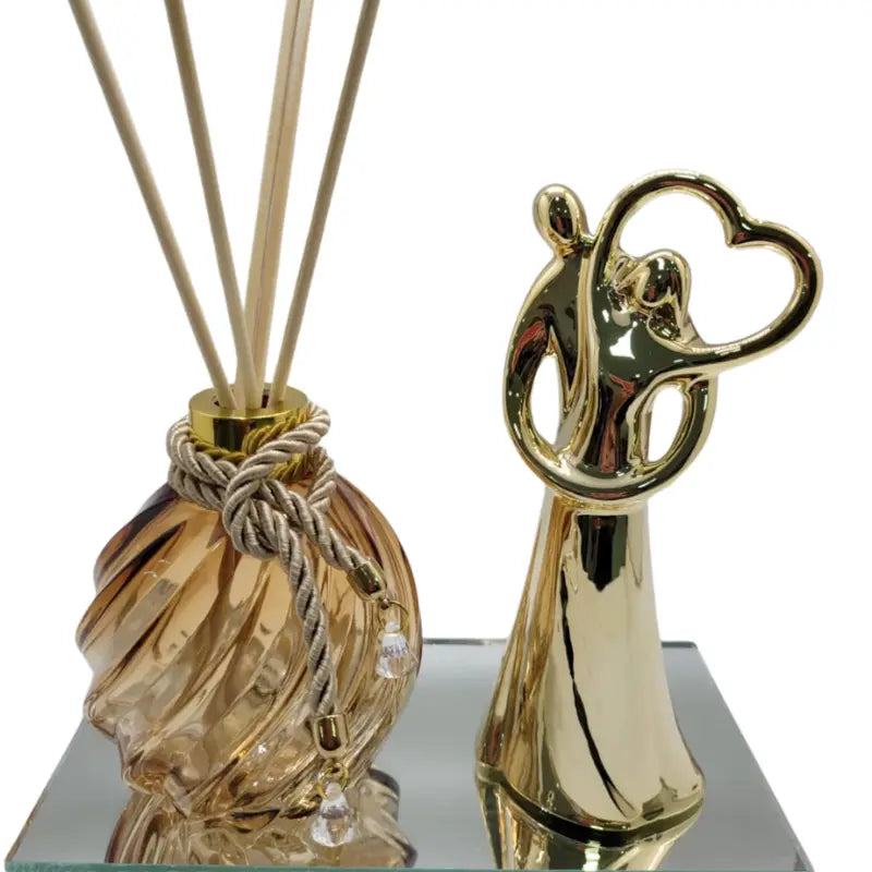 Kit Difusor de Aromas e Estatueta Casal