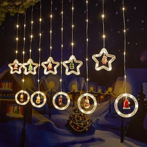 Cordão de Luzes de Cobre para Decoração de Natal 110v