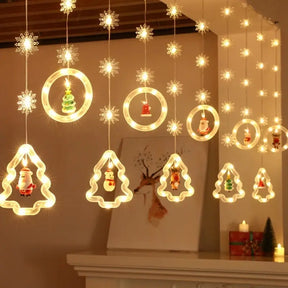 Cordão de Luzes de Cobre para Decoração de Natal 110v