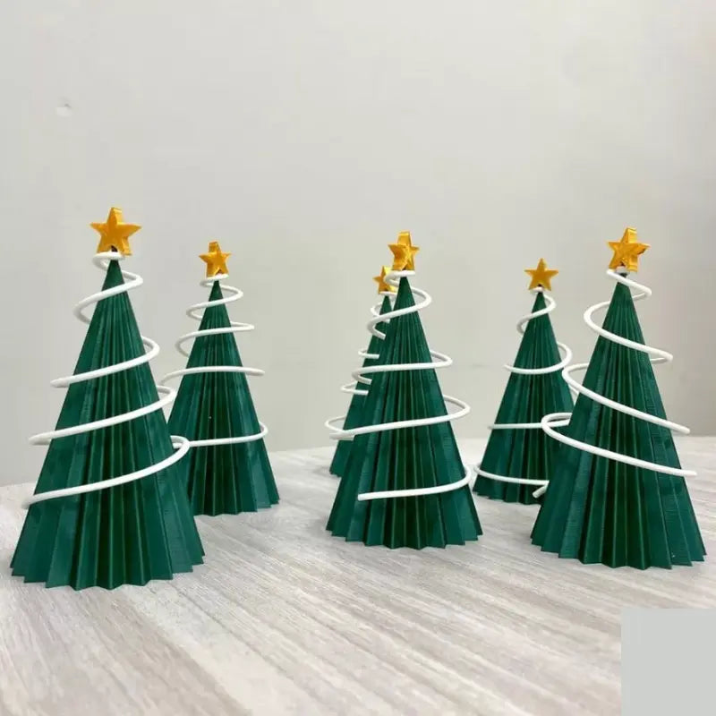 Mini árvore de Natal para Decoração Natalina Impressa em 3D