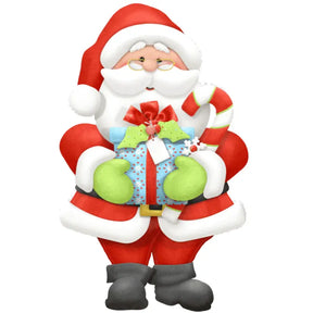Decoração Papai Noel Kit 3 Display de 20 cm