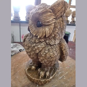 Estatueta Coruja em Gesso 30cm