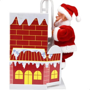 Papai Noel Musical Na Chaminé - Com Movimento