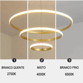 Lustre de Teto Estilo Nórdico – Design Moderno e Elegante