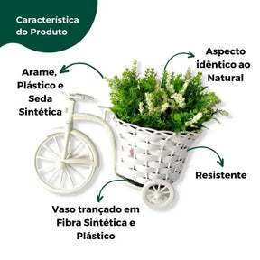 Arranjo Lavanda com Bicicleta