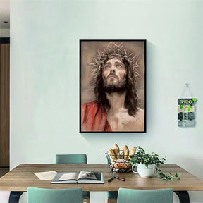 Kit pintura terapêutica - Jesus com a Coroa de Espinhos