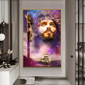 Kit Pintura com Diamante - Jesus Crucificado