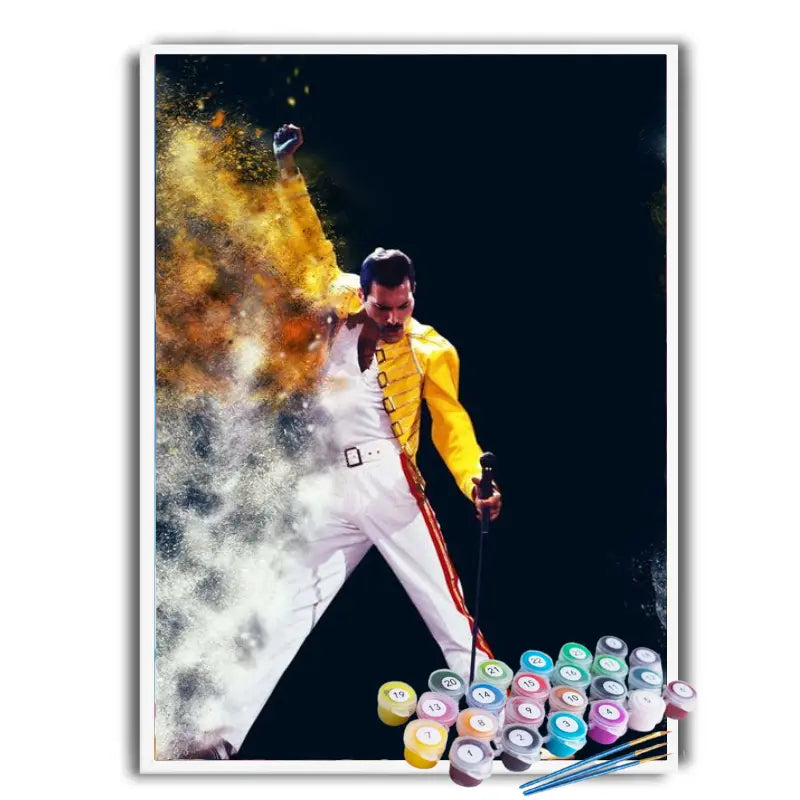 Kit Pintura Terapêutica - Freddie Mercury