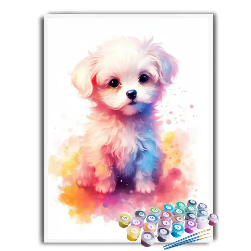 Kit Pintura Terapêutica - Cachorrinho A