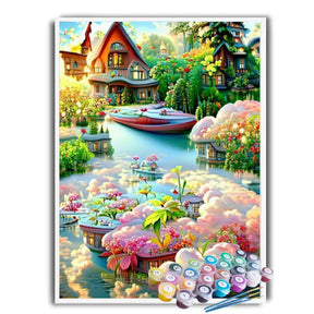 Kit Pintura Terapêutica - O Jardim e o Rio