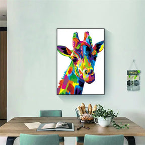 Kit Pintura Terapêutica - Girafa Psicodélica