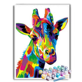 Kit Pintura Terapêutica - Girafa Psicodélica