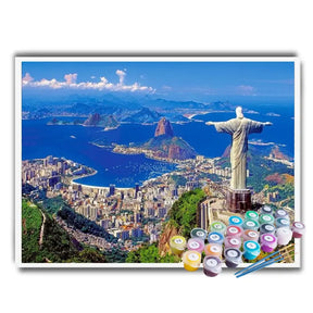 Kit Pintura Terapêutica - Cristo Redentor