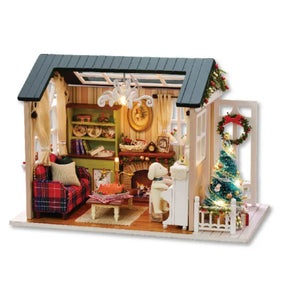 Mini Casa de Madeira 3D