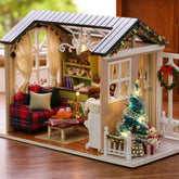 Mini Casa de Madeira 3D