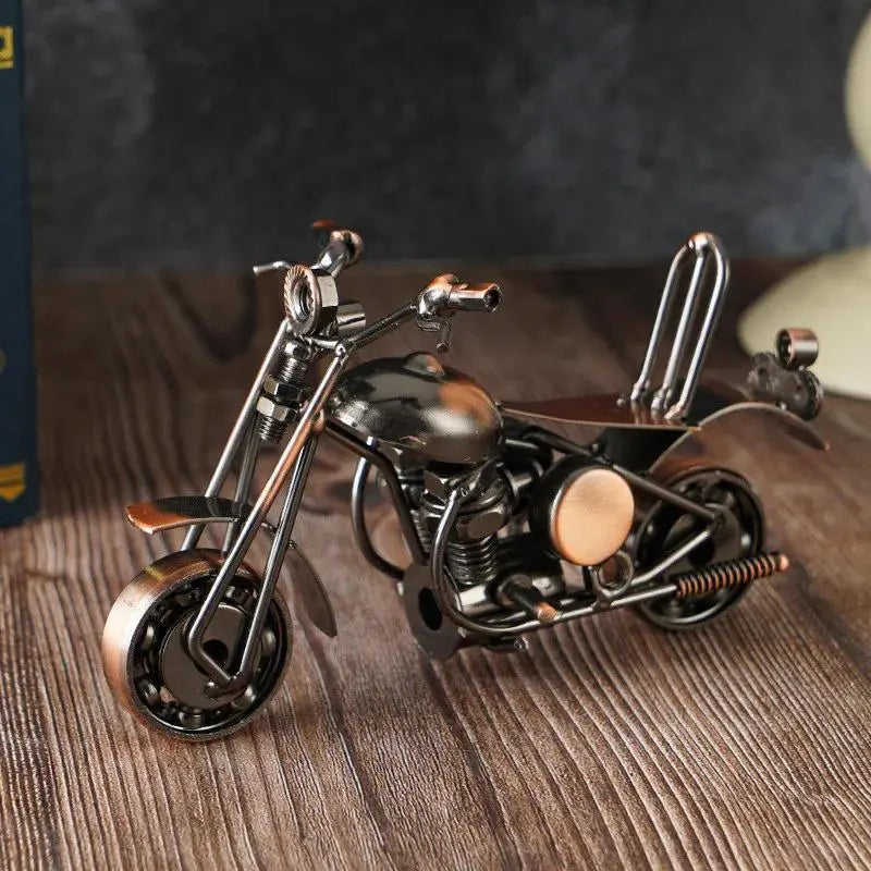 Mini Motocicleta Retrô Decorativa