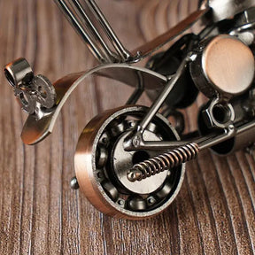Mini Motocicleta Retrô Decorativa