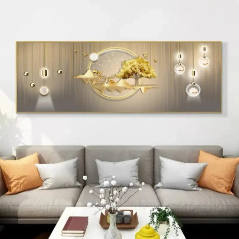 Quadro Decorativo Golden Tree