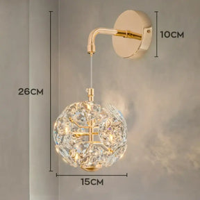 Lâmpada de Cristal para Teto e Parede